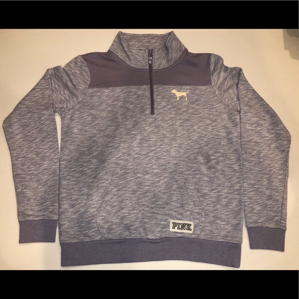 Purple Victoria's Secret Pink Perfect Quarter Zip